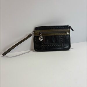 Stylish Black and Tan Women's Clutch